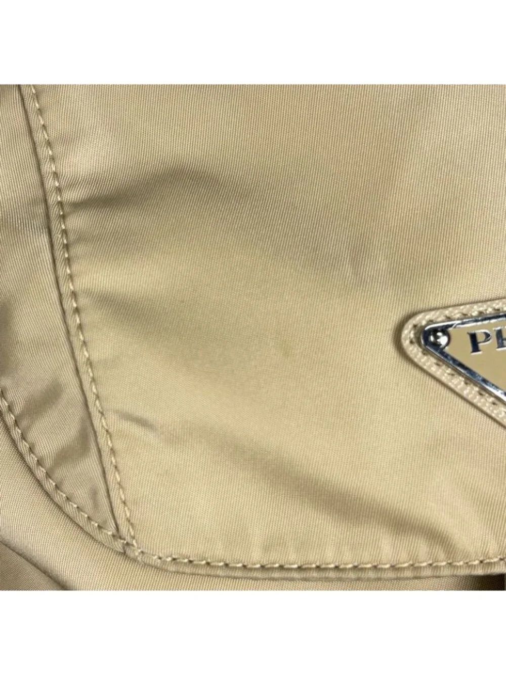 Prada Backpack Nylon Beige - Picture 6 of 10